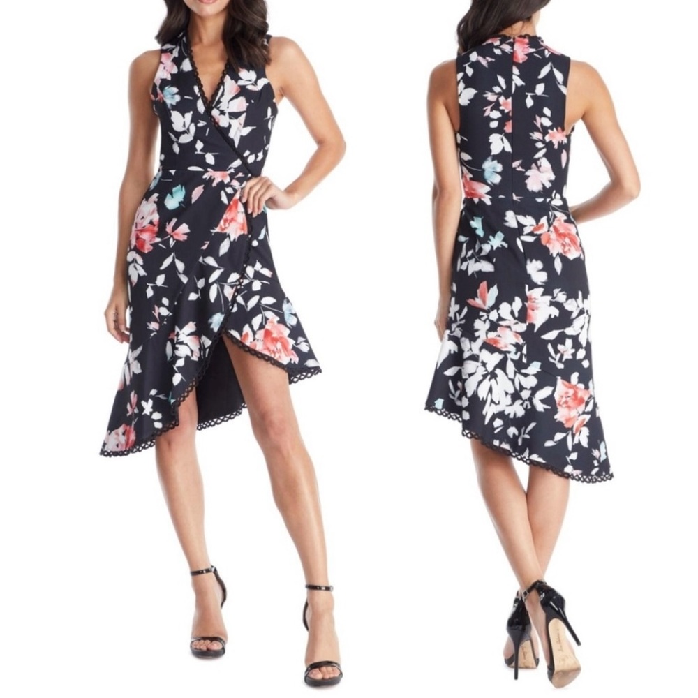 Dress the Population Floral Cocktail Dress
